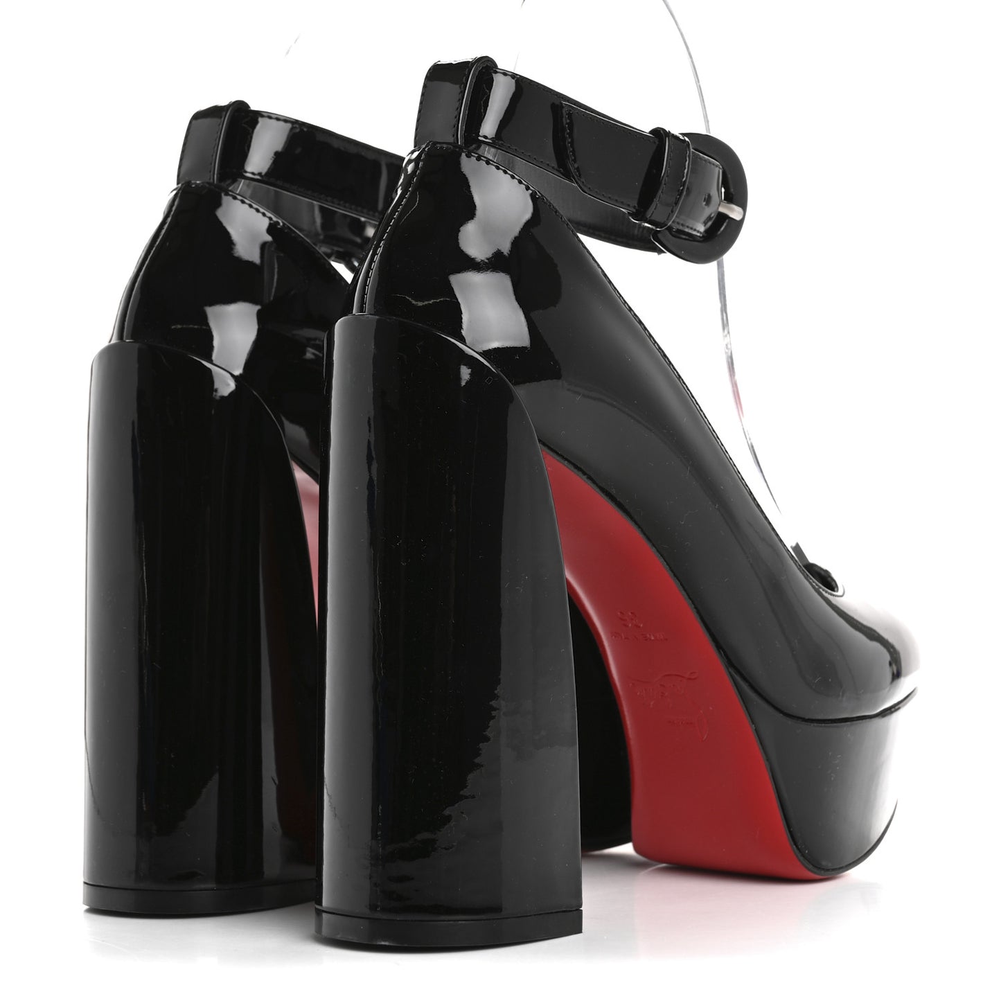 Patent Movida Strap Jane 130 Platform Pumps 36 Black