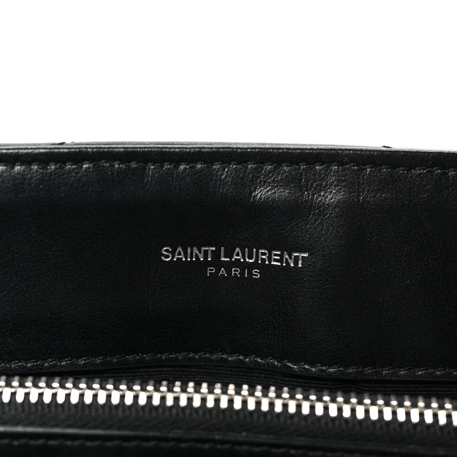 Saint Laurent Calfskin Y Quilted Monogram Medium Loulou Chain Satchel Black 6 of 11