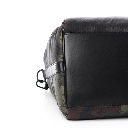 Louis Vuitton Nylon Monogram Camouflage Keepall Bandouliere 50 Kaki 7 of 9