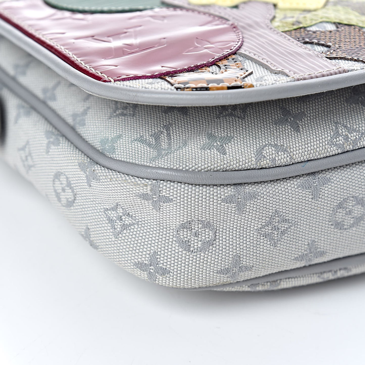 Mini Monogram Patchwork Conte De Fees Musette Grey