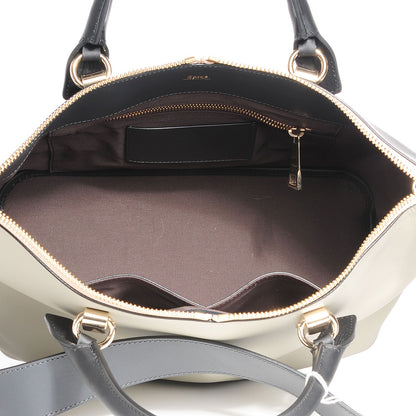 Chloe Smooth Calfskin Medium Baylee Tote Marshmallow Grey Black 5 of 9