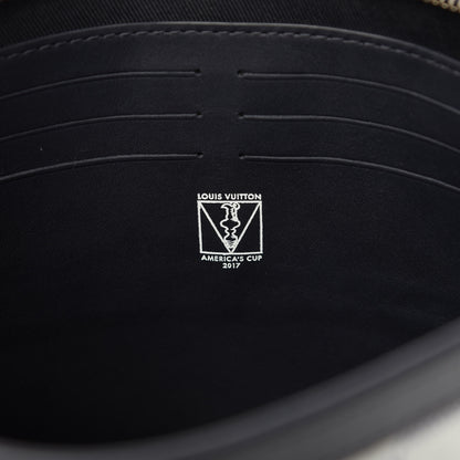 Louis Vuitton Damier Azur Latitude America's Cup Pochette Voyage MM Autres Toiles 10 of 11
