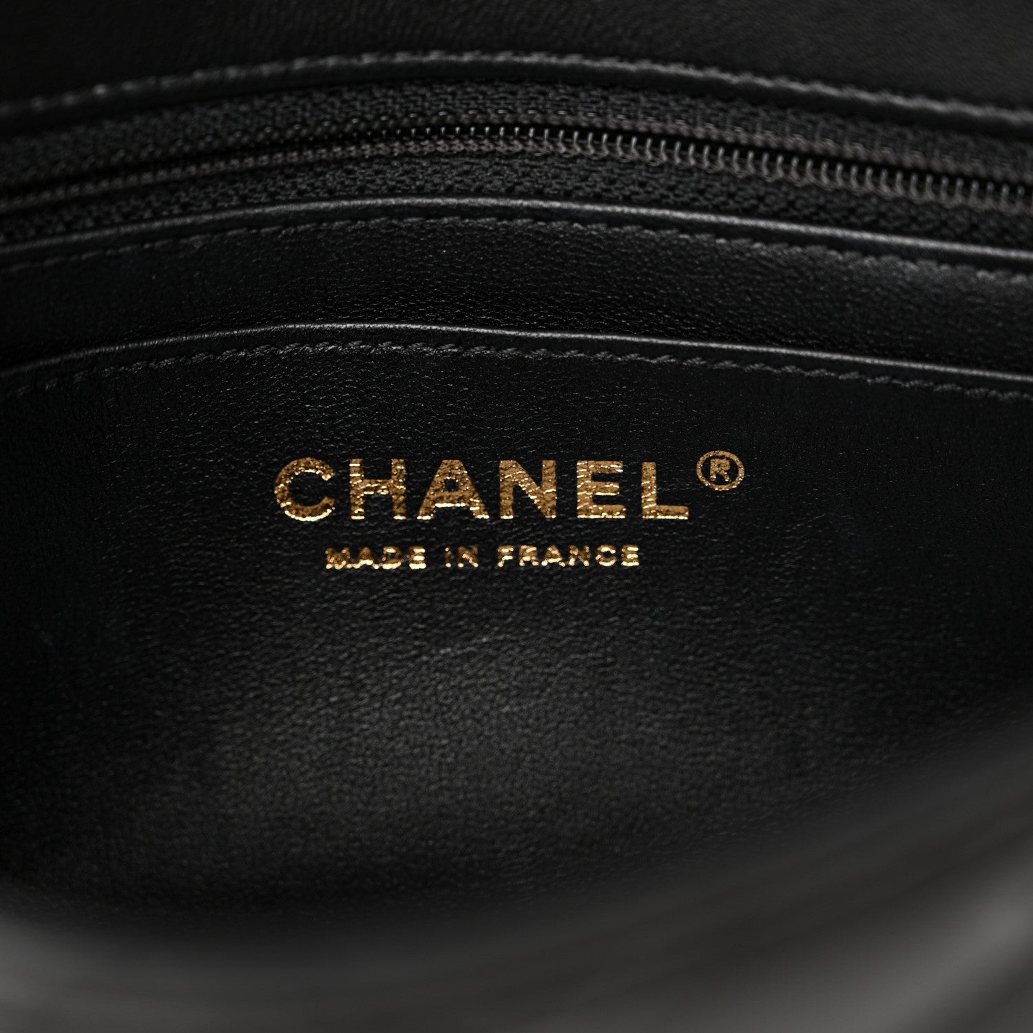 Chanel Lambskin Enamel Quilted Mini Flap Black 6 of 13