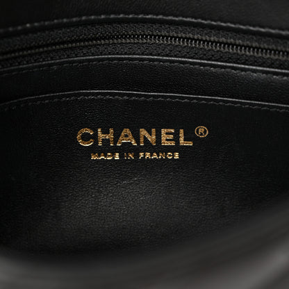 Chanel Lambskin Enamel Quilted Mini Flap Black 6 of 13