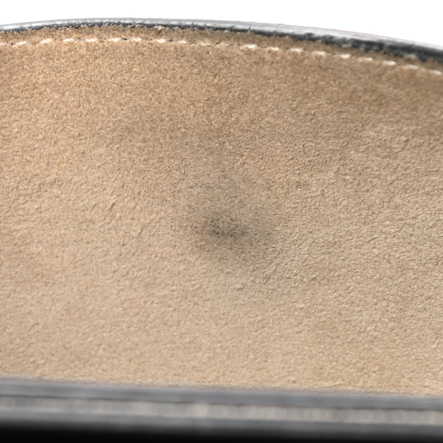 Suede Calfskin Mini Faye Shoulder Bag Black