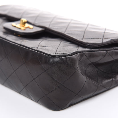 Chanel Lambskin Quilted Medium Double Flap Bag Black 8 of 20