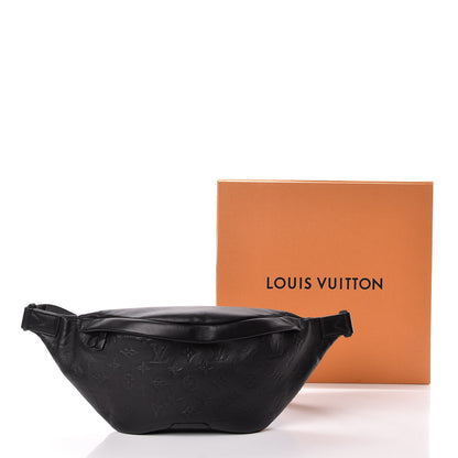 Louis Vuitton Calfskin Monogram Shadow Discovery Bumbag Black 12 of 12