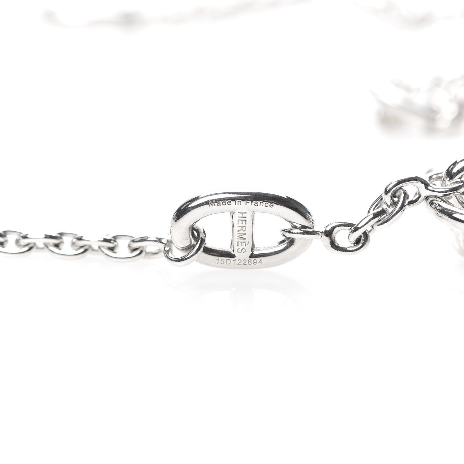 Hermes Sterling Silver Farandole Necklace 120 4 of 6