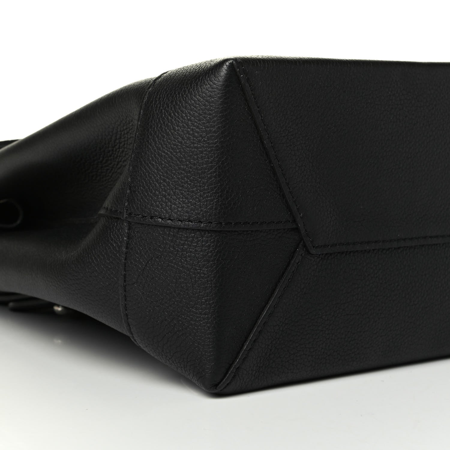 Louis Vuitton Calfskin Lockme Mini Backpack Black 5 of 6