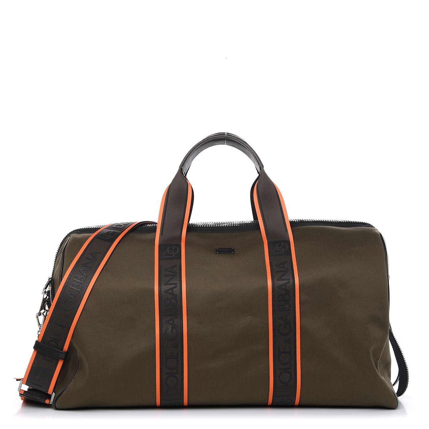 Canvas Logo Duffle Bag Green