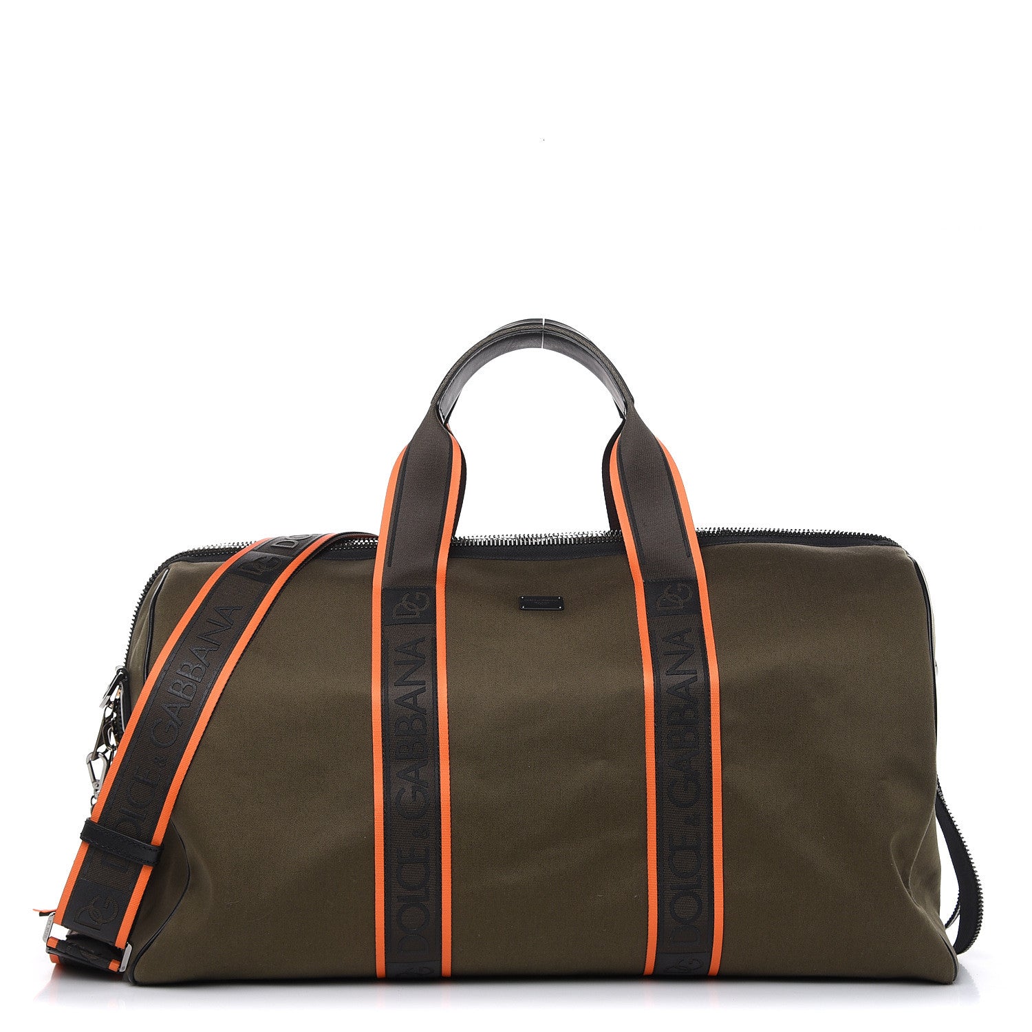 Dolce & Gabbana Canvas Logo Duffle Bag Green 1 of 13