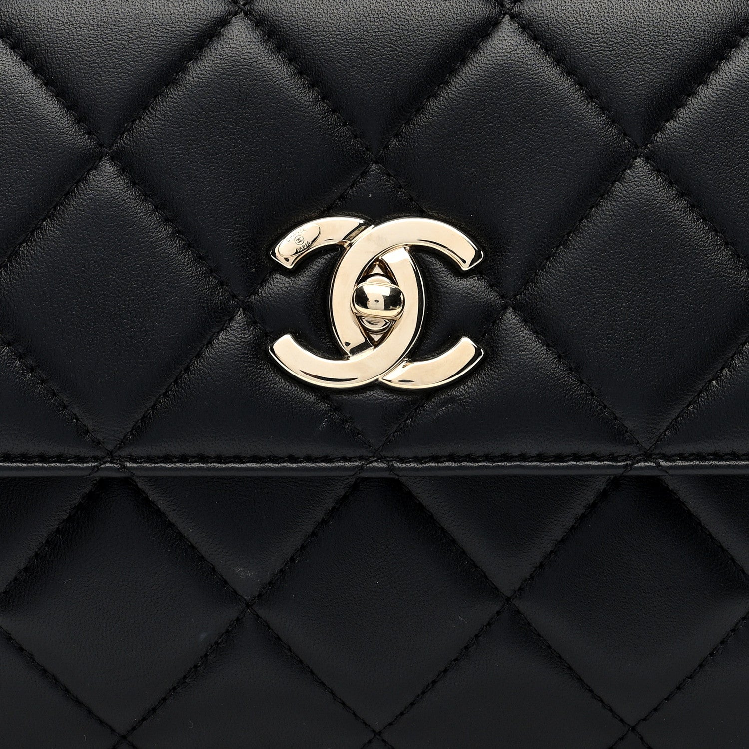 Chanel Lambskin Quilted Small Trendy CC Dual Handle Flap Bag Black 8 of 10