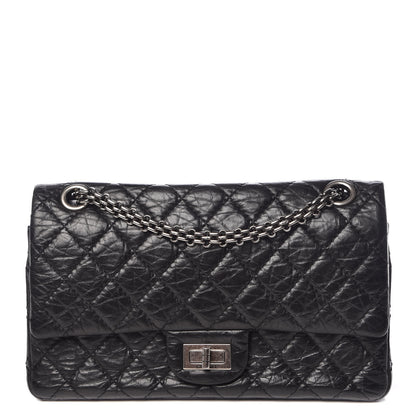 Chanel Aged Calfskin Quilted 2.55 Reissue 225 Flap Black 1 of 9