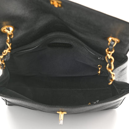 Chanel Caviar Flap Shoulder Bag Black 5 of 10