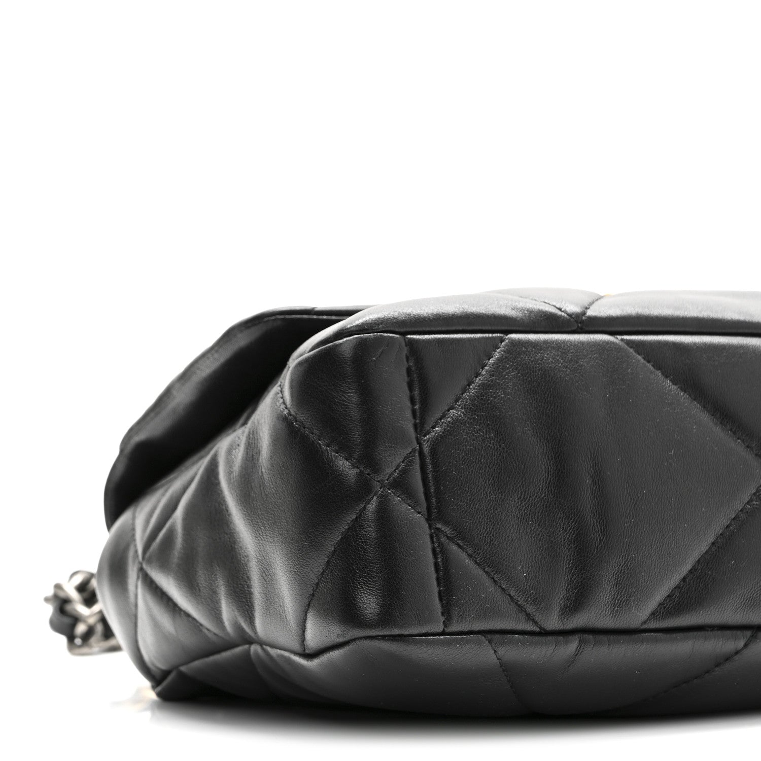 Chanel Lambskin Quilted Medium Chanel 19 Flap Black 9 of 10