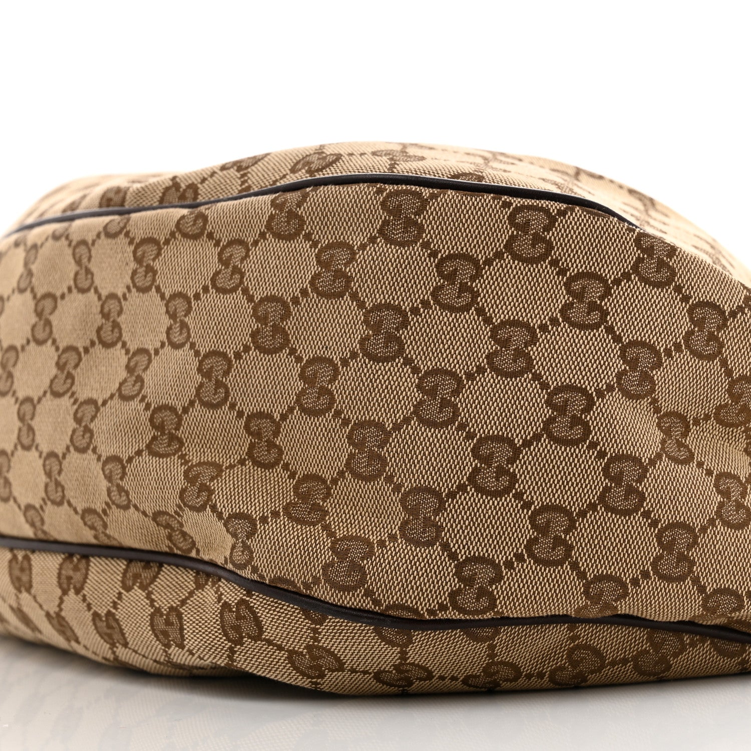 Gucci Monogram Medium Sukey Hobo Dark Brown 10 of 12
