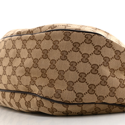 Gucci Monogram Medium Sukey Hobo Dark Brown 10 of 12