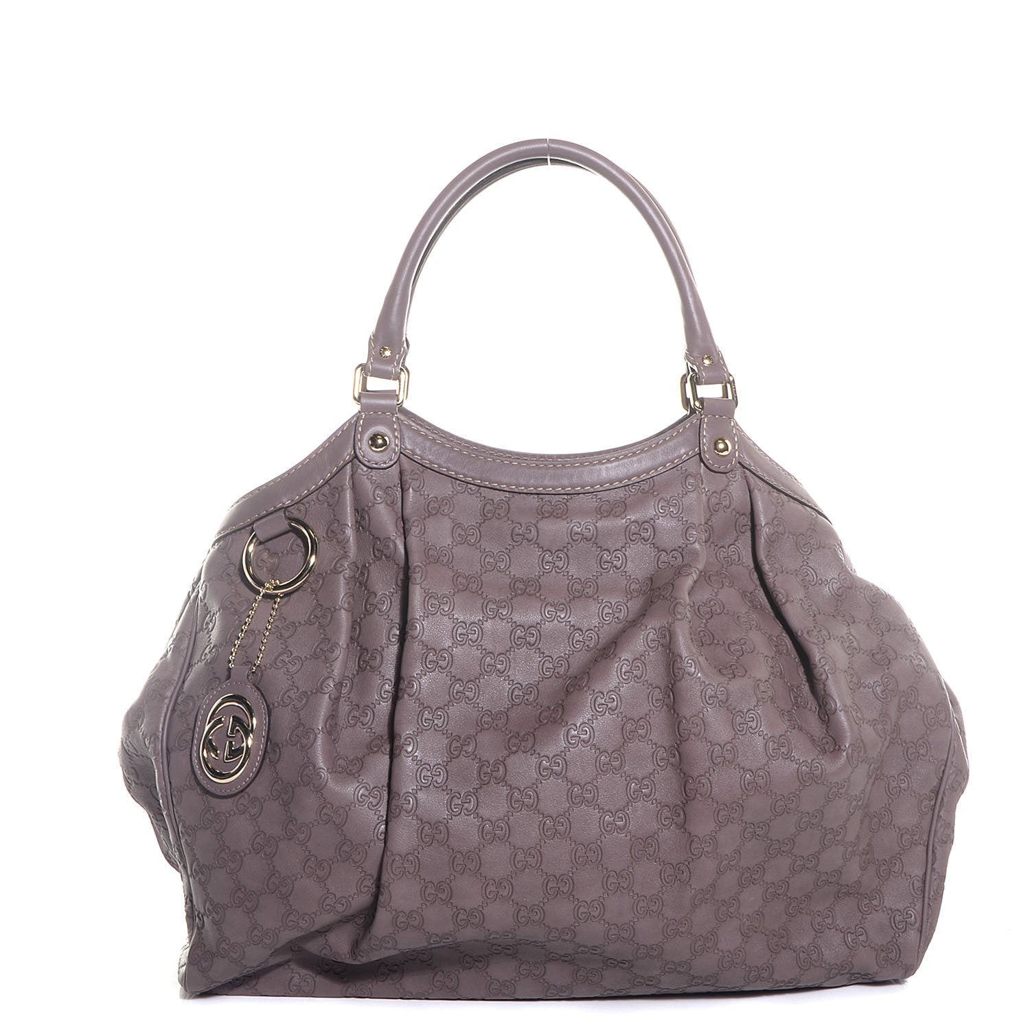 Gucci Guccissima Large Sukey Tote Mauve 1 of 9