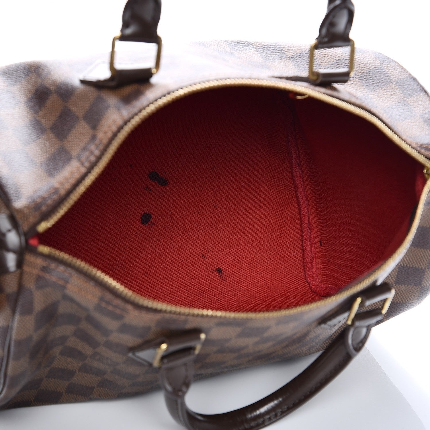 Louis Vuitton Damier Ebene Speedy 30 5 of 14