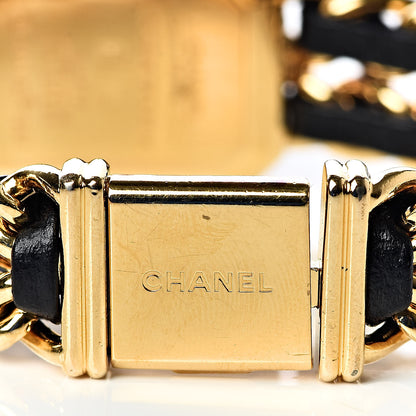 Chanel Stainless Steel Lambskin 20mm Chain Premiere Quartz Watch Gold M 9 of 11