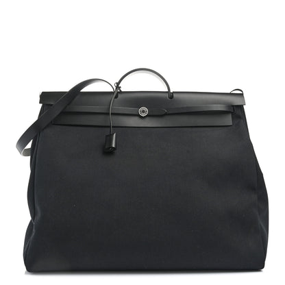 Hermes Toile Vache Hunter Herbag Zip 50 MM Black 2 of 10