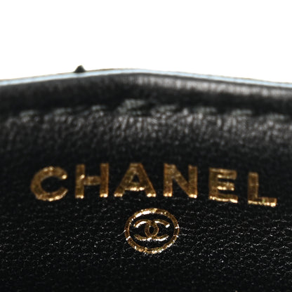 Chanel Lambskin Tech Me Out Clutch With Chain Black 6 of 10
