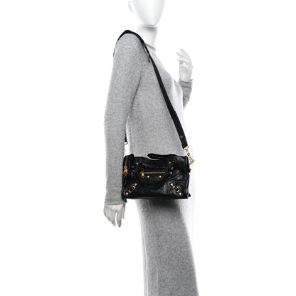 Balenciaga Agneau Giant 12 Gold Hardware Mini City Black 2 of 12