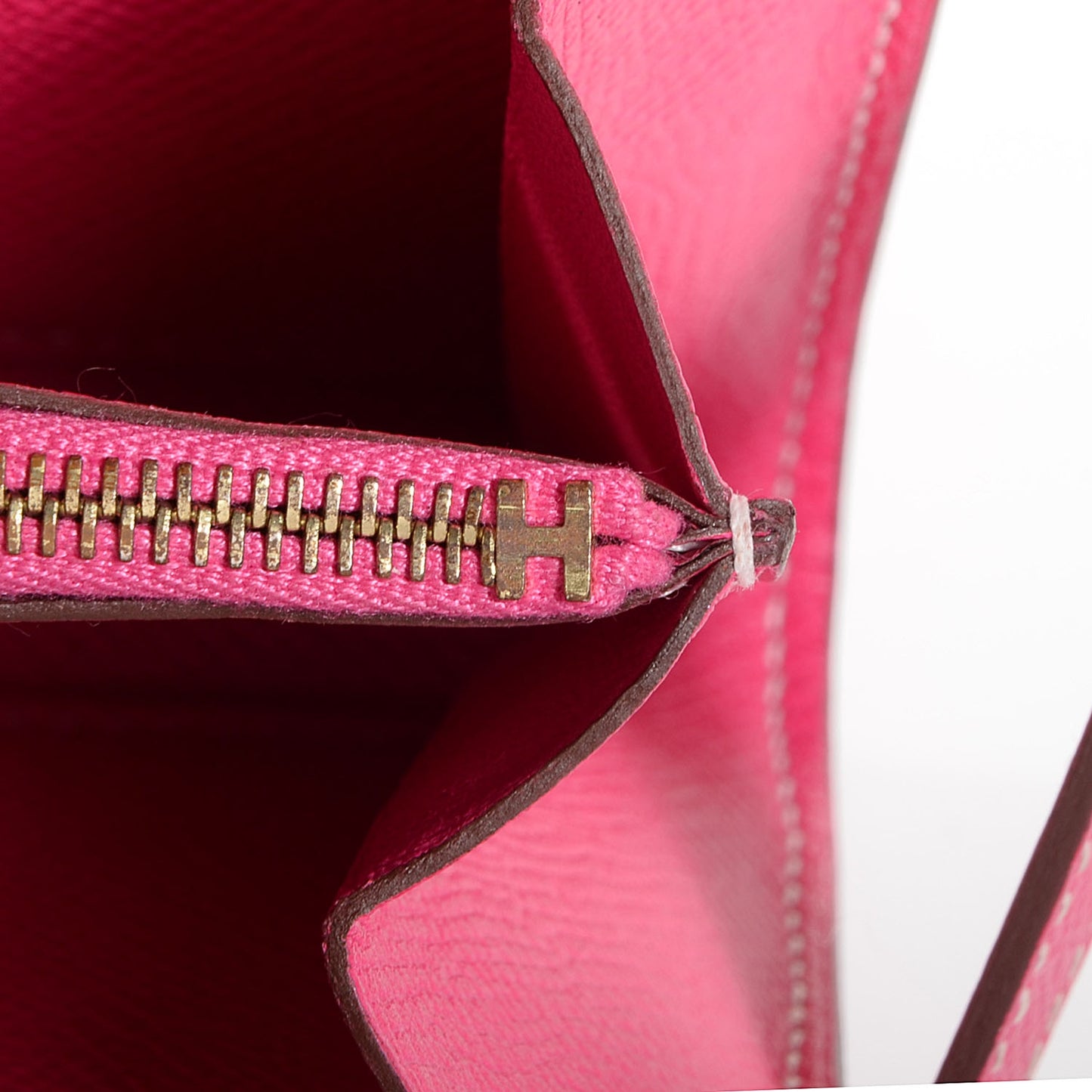 Epsom Kelly Longue Wallet Rose Tyrien