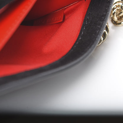 Christian Louboutin Calfskin Spiked Zoompouch Crossbody Black 11 of 12