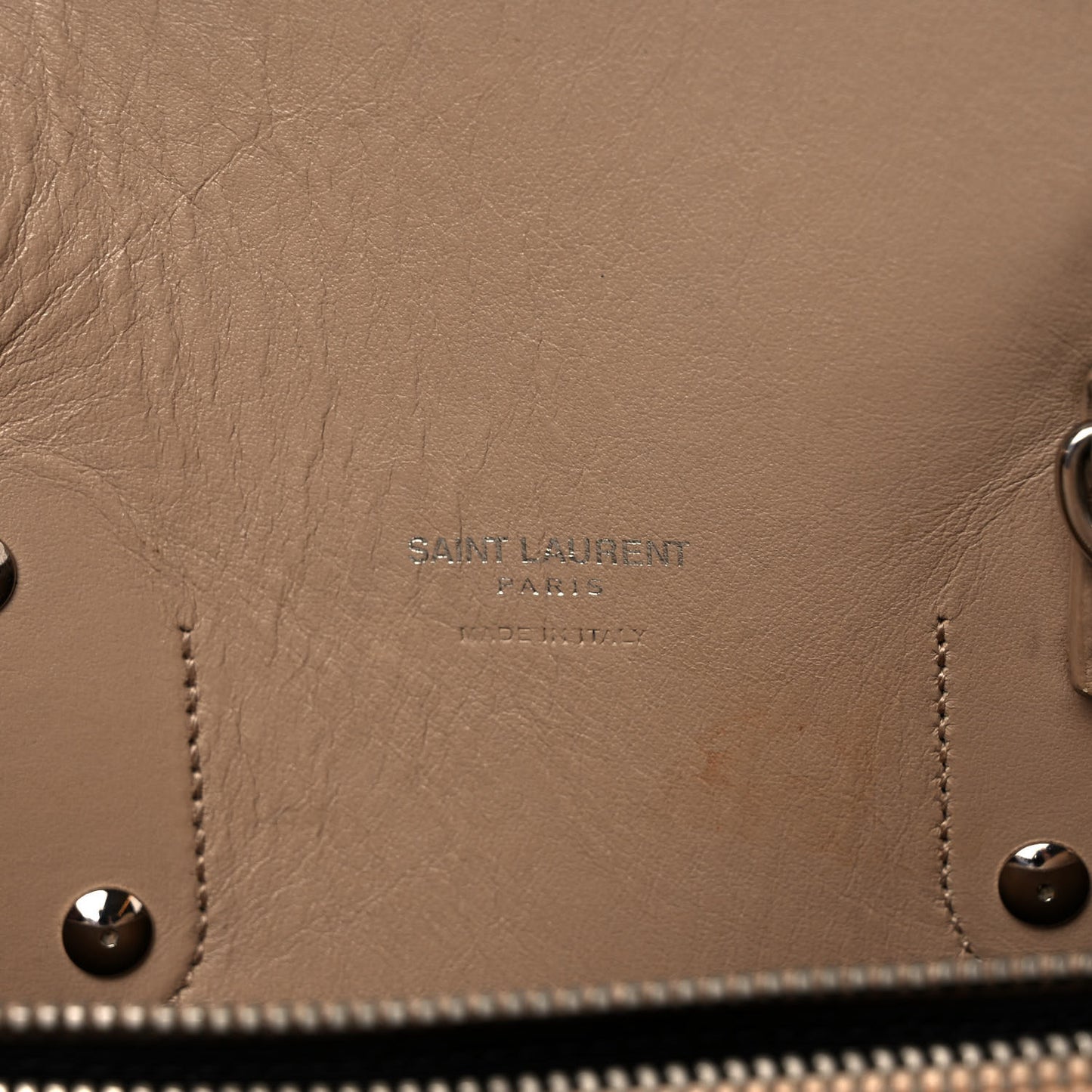 Grained Calfskin Small Sac De Jour Taupe
