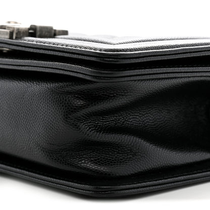 Chanel Caviar Quilted Small Boy Flap Black 10 of 11