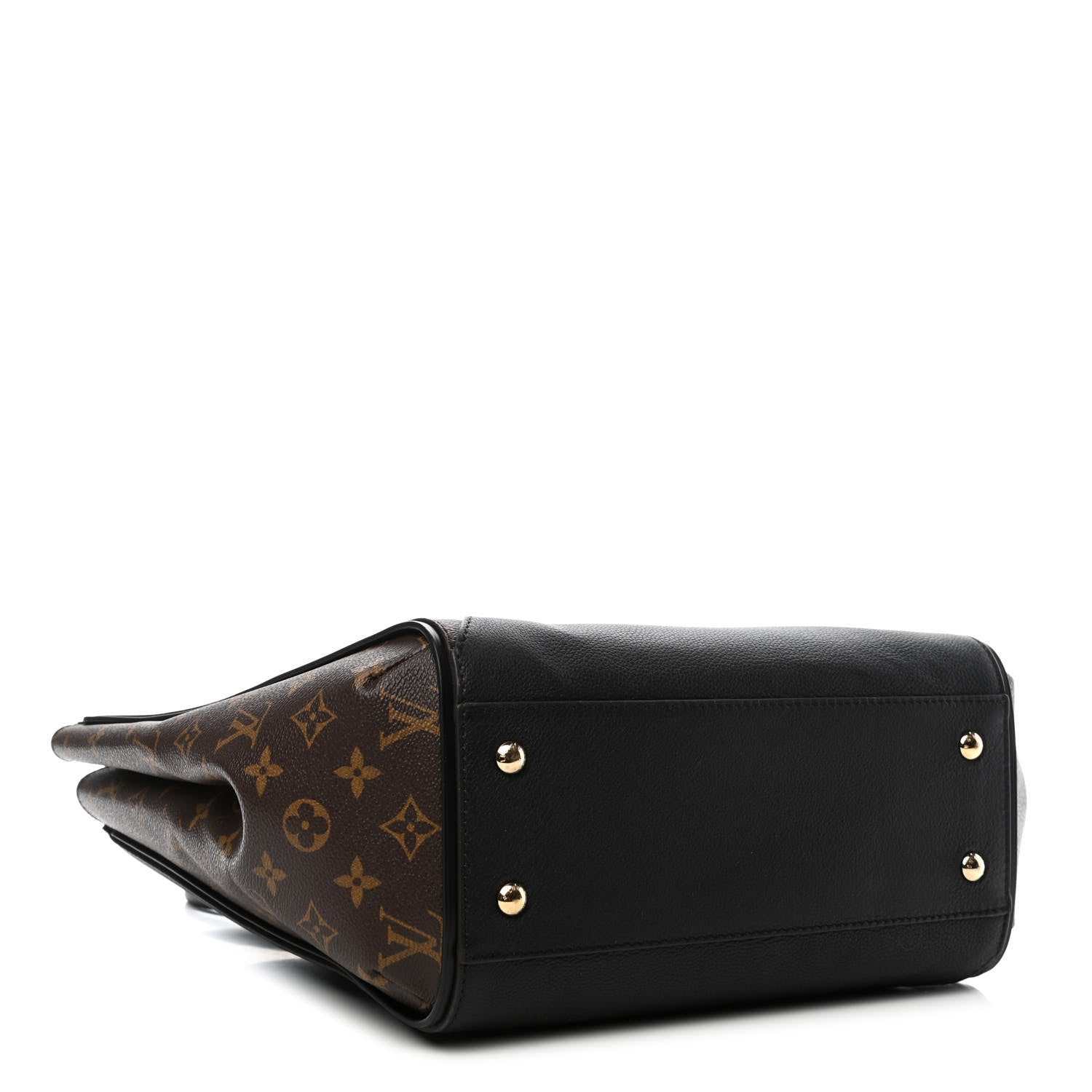 Louis Vuitton Calfskin Monogram Kimono Tote Black 3 of 4