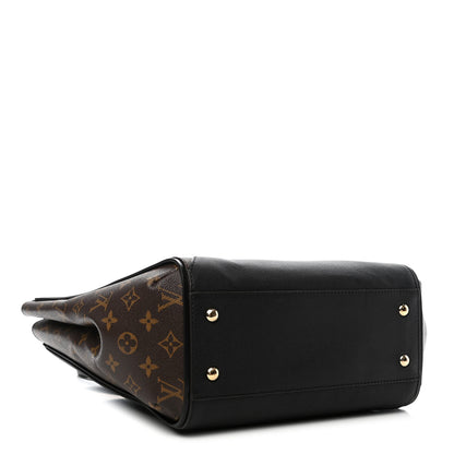Louis Vuitton Calfskin Monogram Kimono Tote Black 3 of 4
