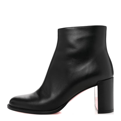 Christian Louboutin Calfskin Adoxa 70 Ankle Boots 38 Black 1 of 10