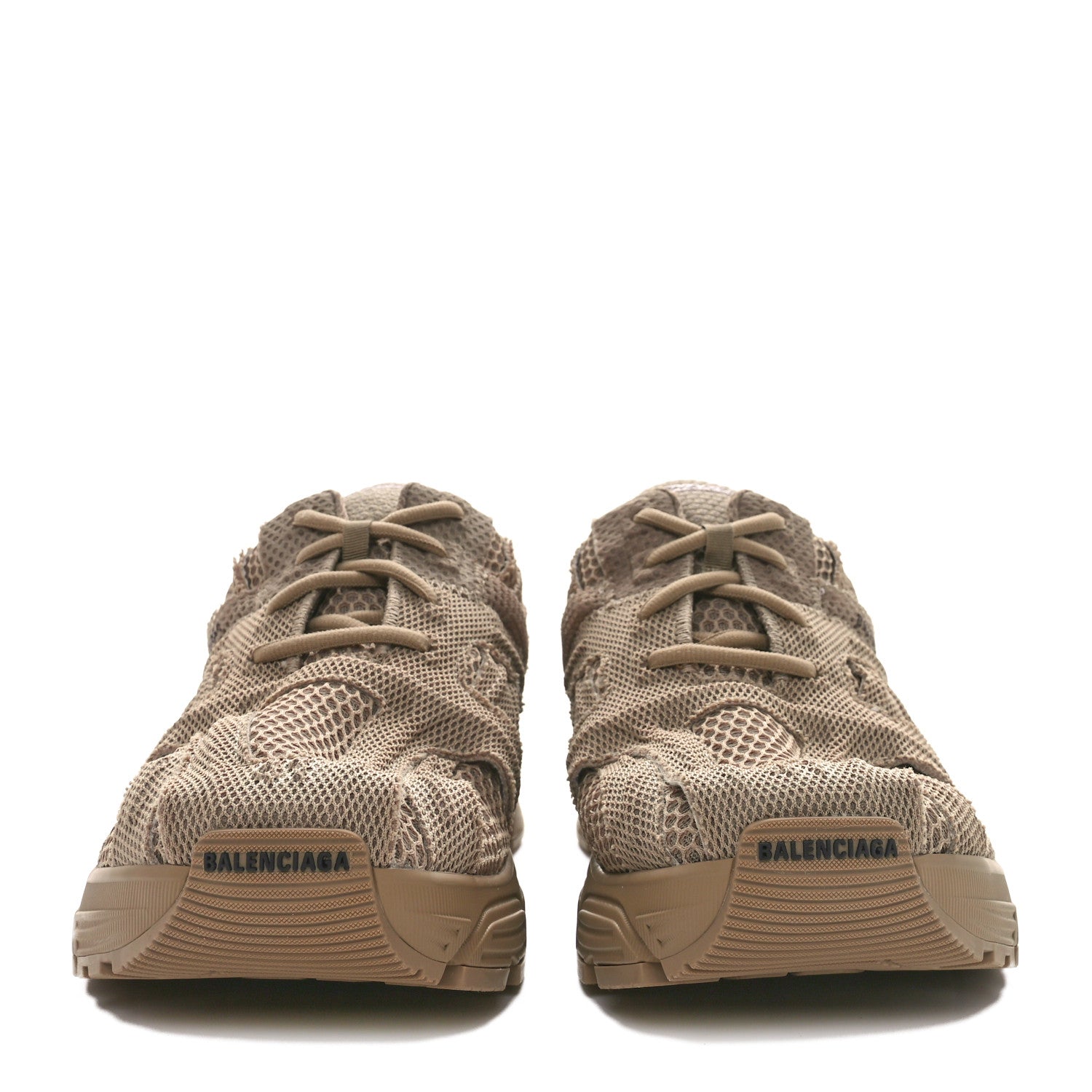 Balenciaga Fabric Mesh Womens Phantom Sneakers 41 Beige Mix 3 of 10