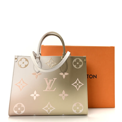 Louis Vuitton Monogram Giant Spring In The City Onthego MM Sunset Kaki 9 of 9