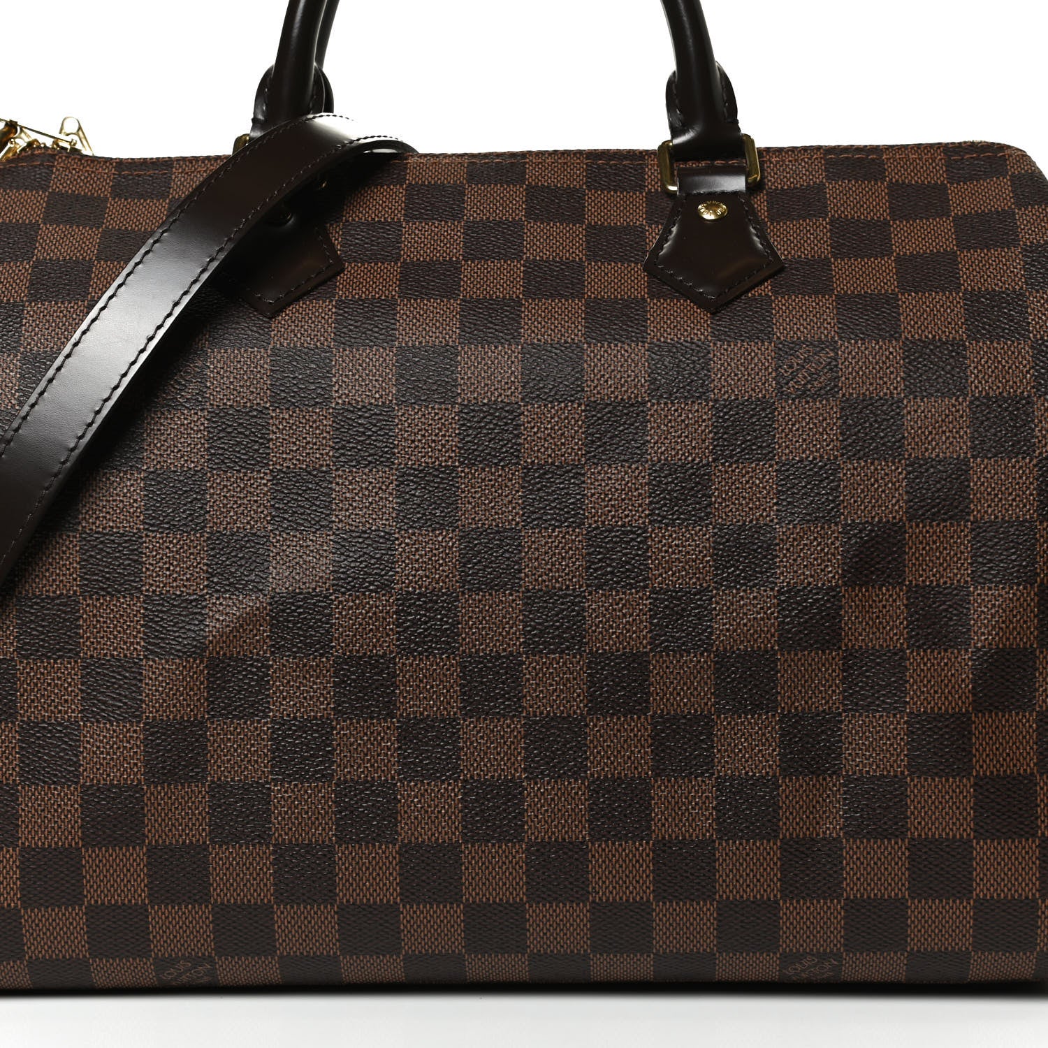 Louis Vuitton Damier Ebene Speedy Bandouliere 30 8 of 11