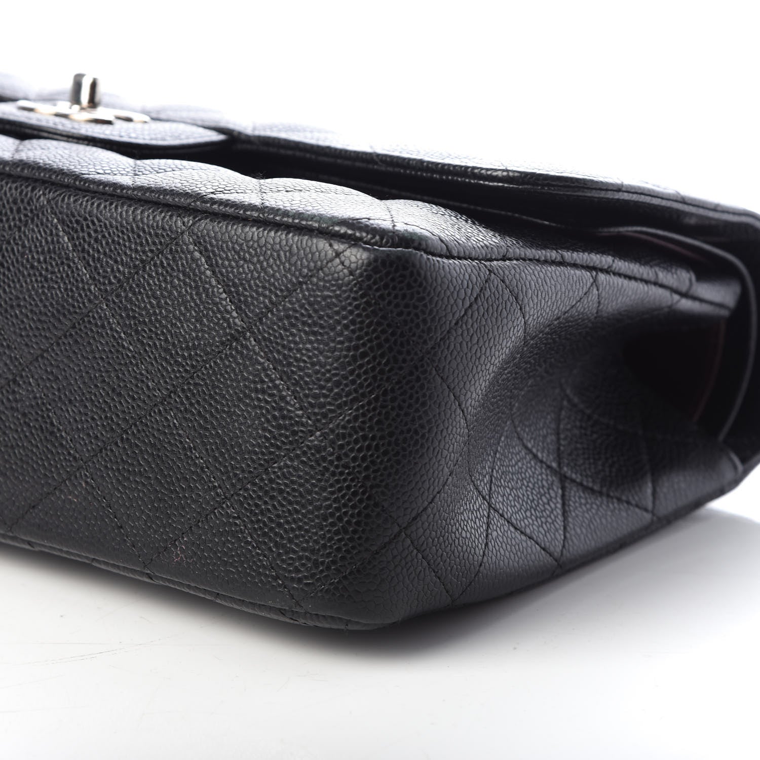Chanel Caviar Quilted Jumbo Double Flap Black 10 of 10