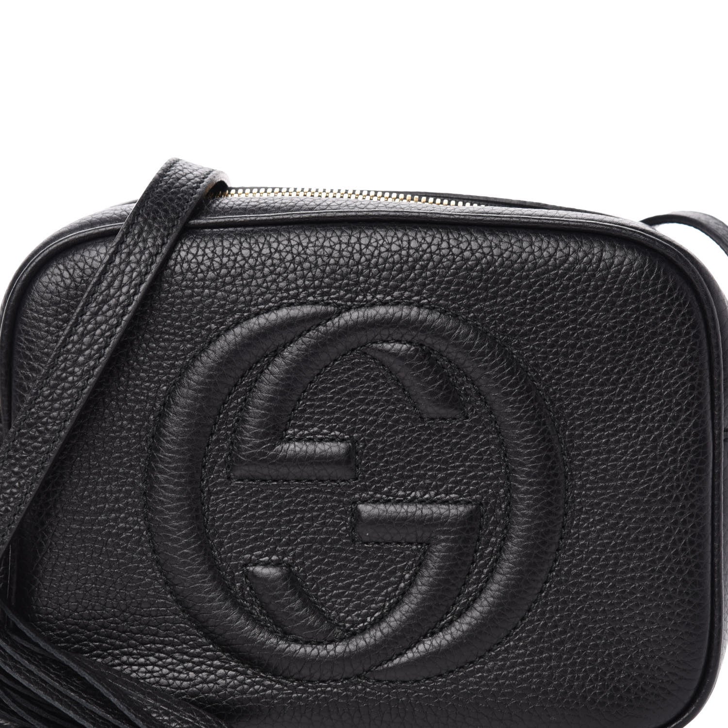 Gucci Pebbled Calfskin Small Soho Disco Bag Black 11 of 12