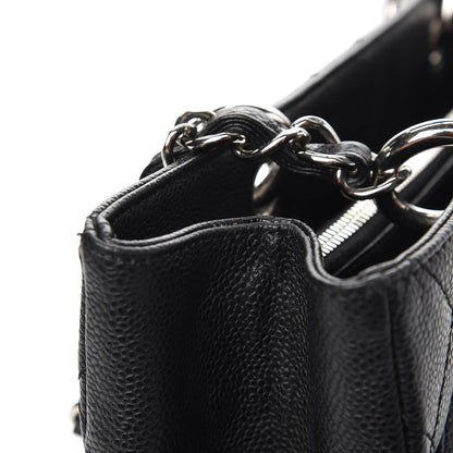 Chanel Caviar Quilted Grand Shopping Tote GST Black 11 of 18