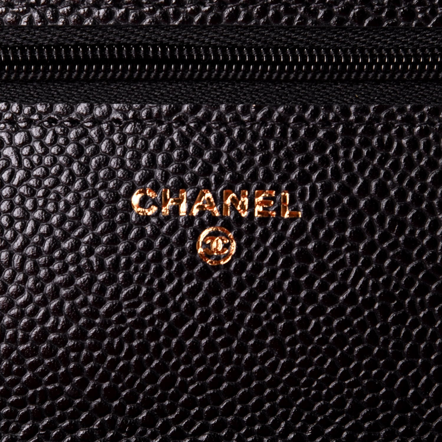 Chanel Caviar Quilted Wallet On Chain WOC Black 5 of 10