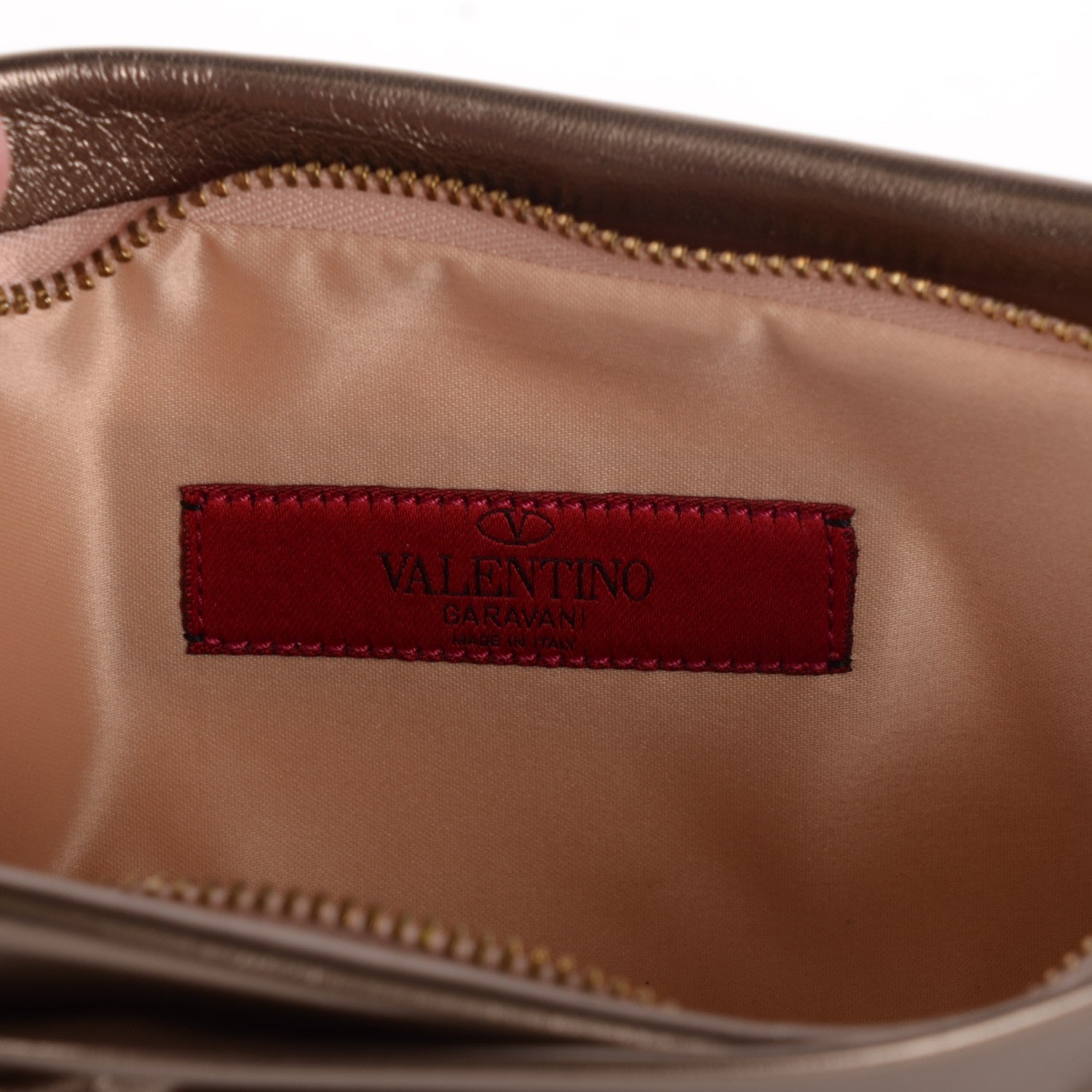Valentino Garavani Nappa Large Bow Latte 7 of 9