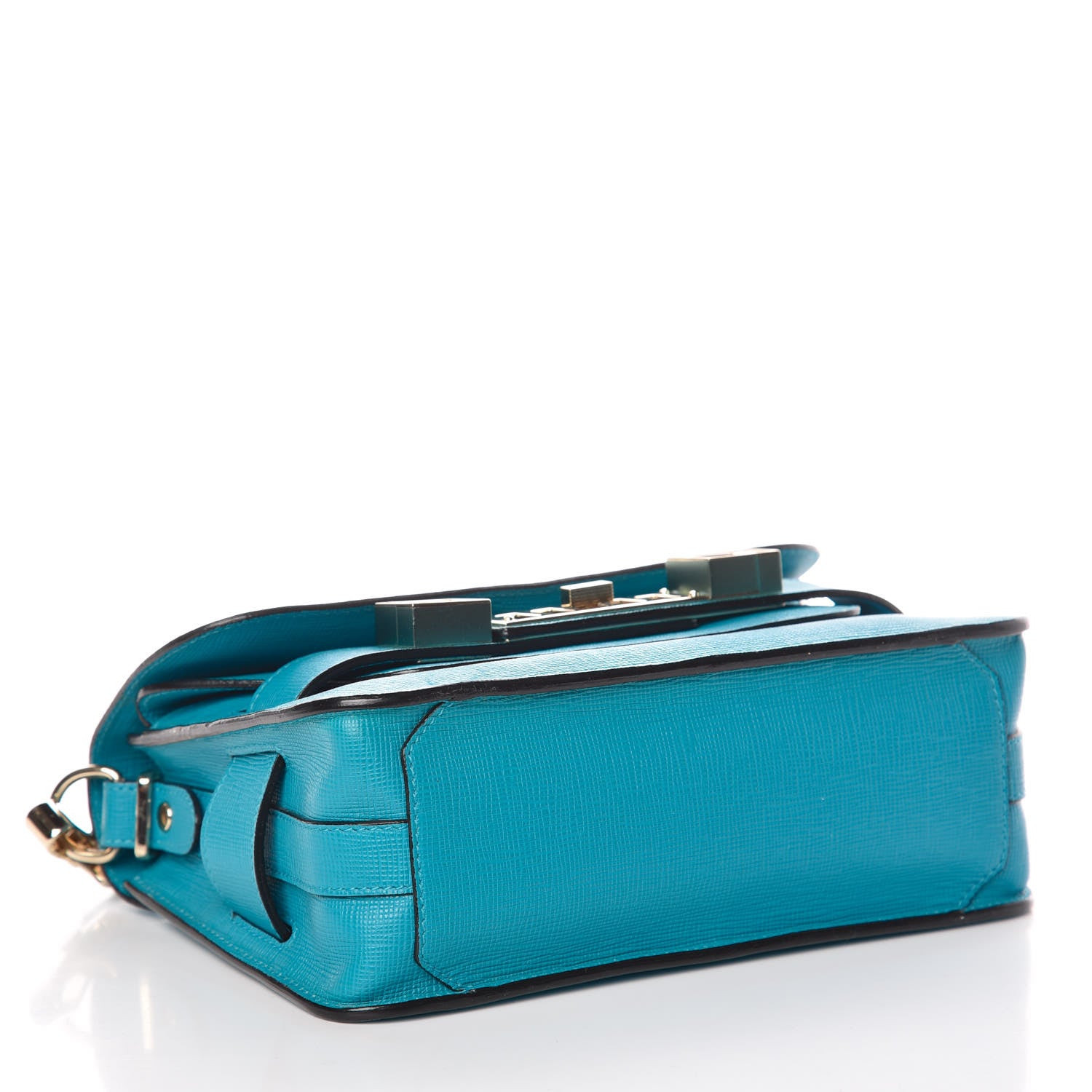 Proenza Schouler New Linosa Mini PS11 Classic Shoulder Bag Turquoise 4 of 15