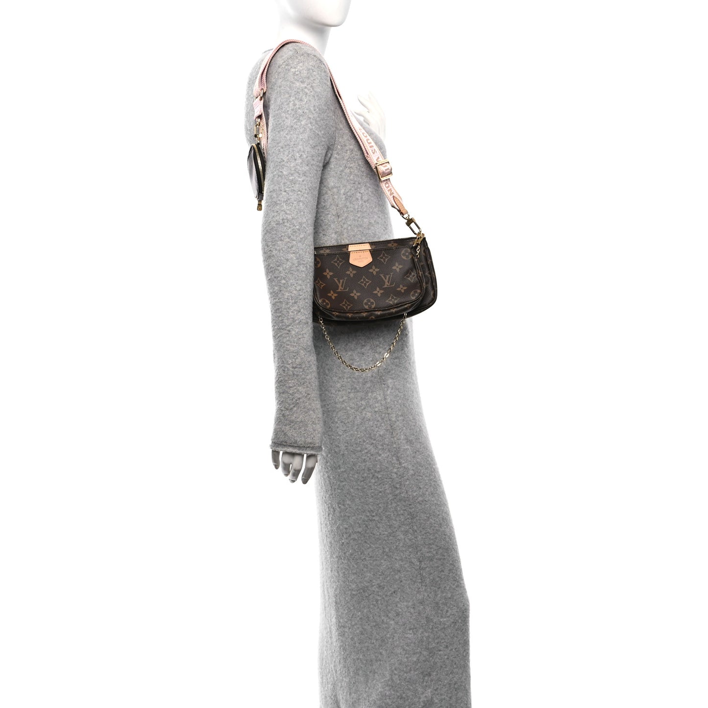 Monogram Multi Pochette Accessories Rose Clair