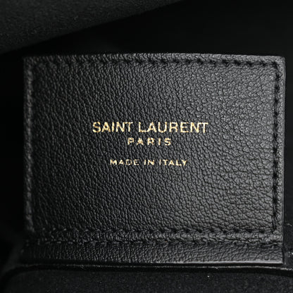 Saint Laurent Calfskin Large Shopping Tote Black 8 of 14
