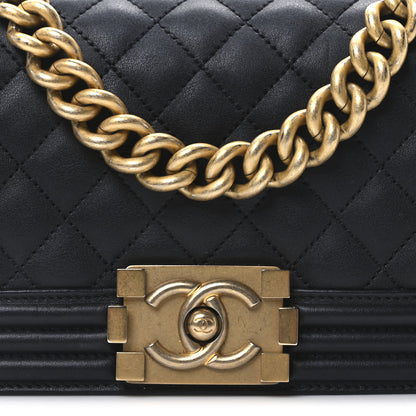 Chanel Calfskin Quilted Small Boy Flap Black 8 of 10