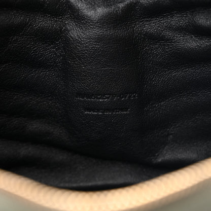 Saint Laurent Grain De Poudre Matelasse Monogram Mini Lou Camera Bag Light Sage 7 of 10