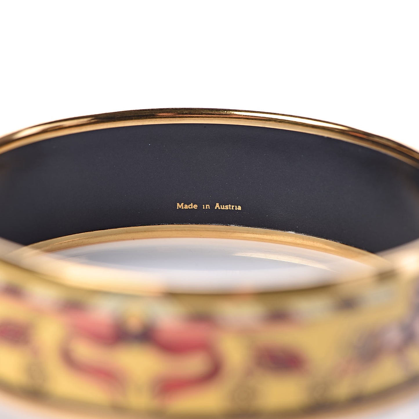 Enamel Printed Wide Chariots Bracelet 65