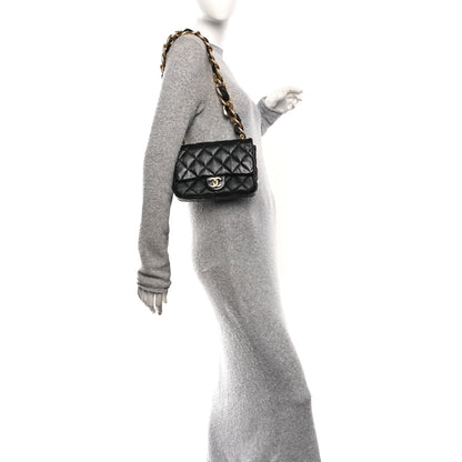 Chanel Lambskin Quilted Small Funky Town Flap Black 2 of 10