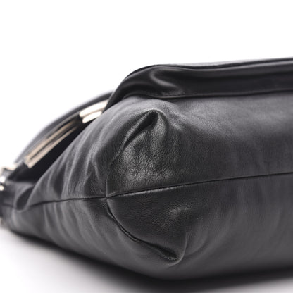 Dolce & Gabbana Calfskin Miss Sleek Shoulder Bag Black 9 of 13